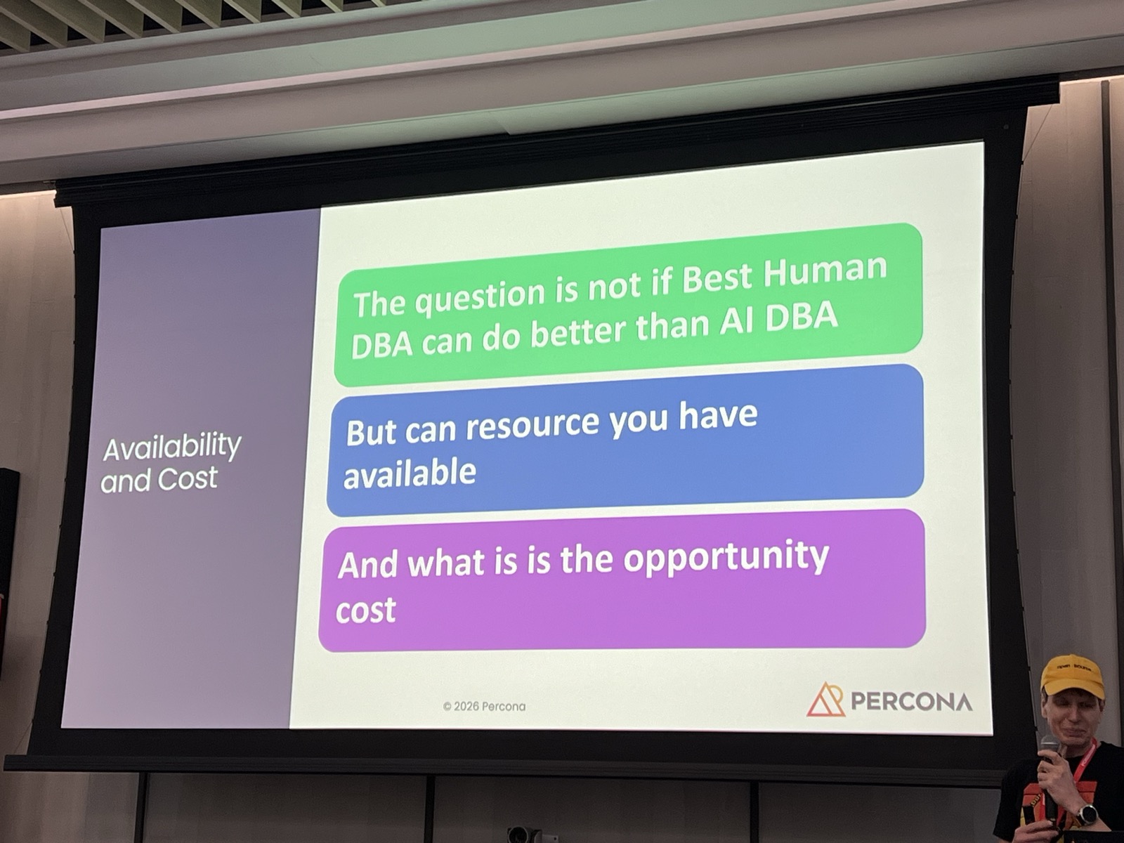 The question is not if Best Human DBA can do better than AI DBA