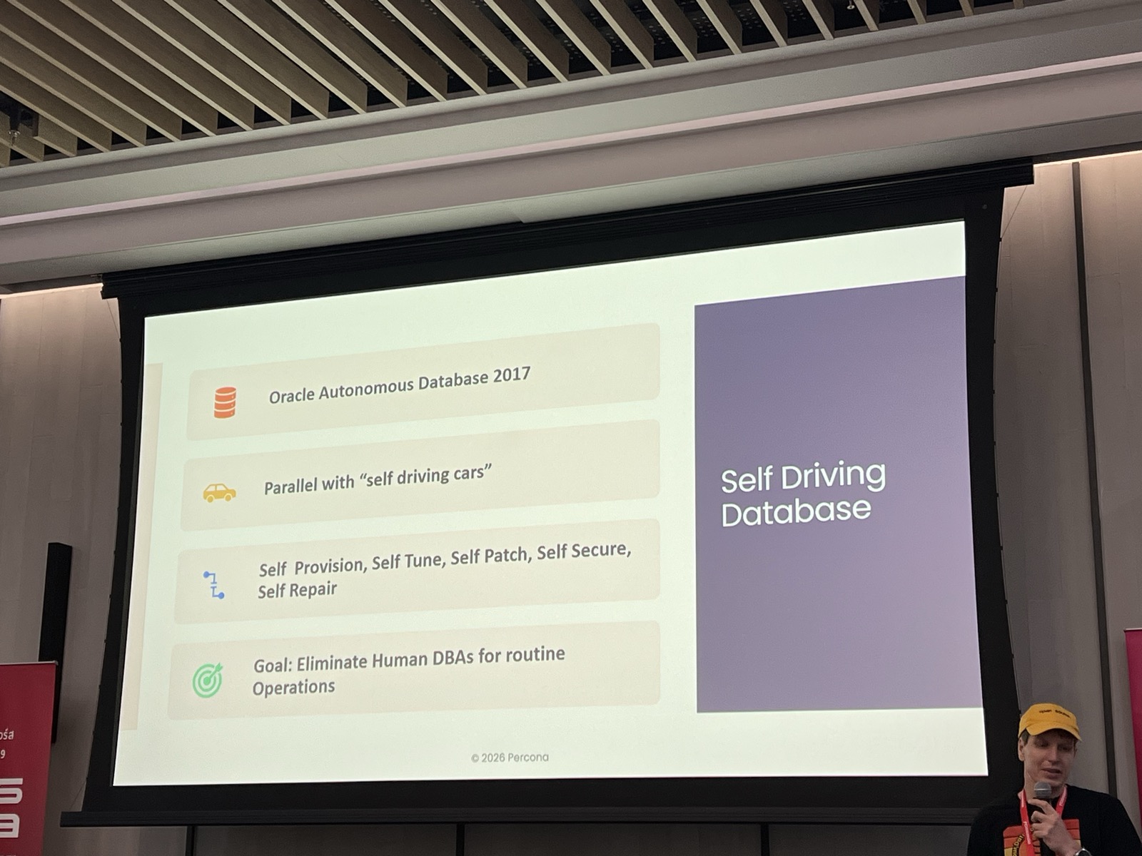 Self Driving Database — Oracle Autonomous Database parallel with self-driving cars